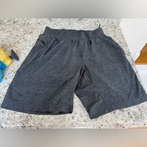 Medium Lululemon gray shorts. No liner. Excellent condition.